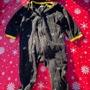 Star Wars Black and Yellow Kids Footie